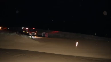 Erzurum'da otomobil sele kapıldı, içindeki kadın 150 metre sürüklendi