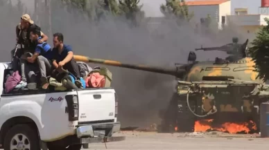 İsrail, silahlı çatışmalara müdahaleye giden Suriye ordusuna ait tankları vurdu