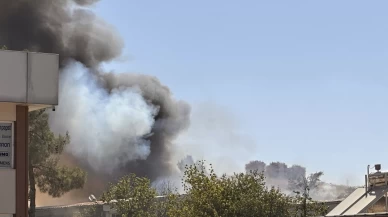 Halı üretim tesisinde yangın çıktı!