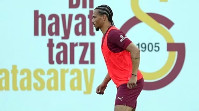 Leroy Sane, Galatasaray’daki ilk antrenmanına çıktı