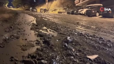 Ankara’da sel sonrası yollarda hasar meydana geldi