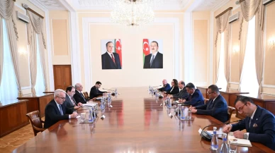 KKTC Cumhurbaşkanı Tatar, Azerbaycan Başbakanı Asadov ile bir araya geldi