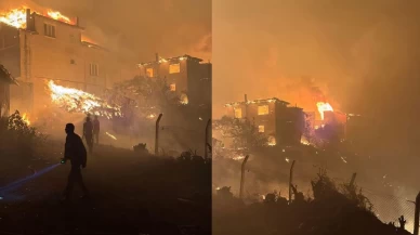 Sakarya’daki orman yangınına müdahale sürüyor: Bir mahalle tahliye ediliyor