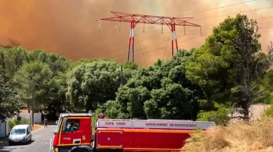 Yangın nedeniyle Marsilya'daki havalimanı kapatıldı