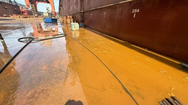 Marmara Denizi'ni kirleten tersaneye 3,7 milyon lira ceza