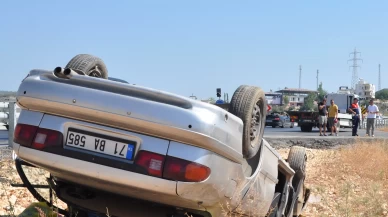 Devrilen otomobil can aldı!