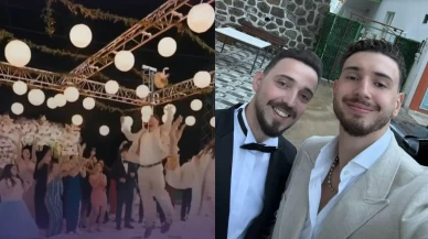 Alperen Şengün düğünde şov yaptı! Çiçek atışına "Blok"la müdahale