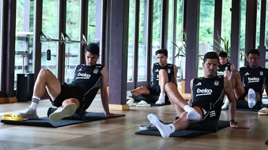 Beşiktaş, günü salon antrenmanıyla tamamladı