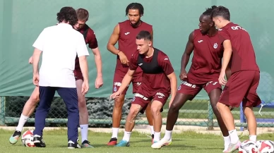 Trabzonspor çift antrenmanla tempoyu yükseltti