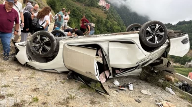 Göksu travertenlerinde trafik kazası: 4 yaralı