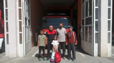 Yangını fark edip büyük bir felaketi önledi