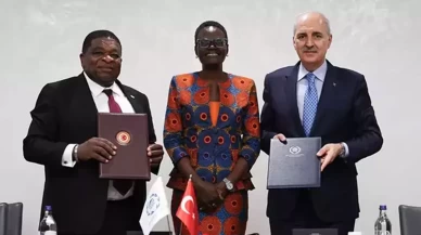 TBMM Başkanı Kurtulmuş, PAB Başkanı ve PAB Genel Sekreteri ile görüştü