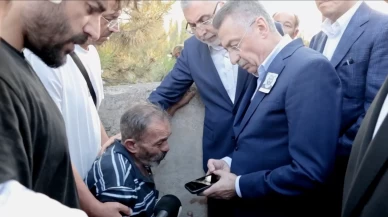 Cumhurbaşkanı Erdoğan şehit ormancının babasıyla görüştü