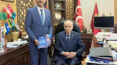 Talip Geylan'dan, MHP lideri Devlet Bahçeli’ye ziyaret