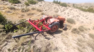 Ankara'da traktör devrildi: 1 ölü