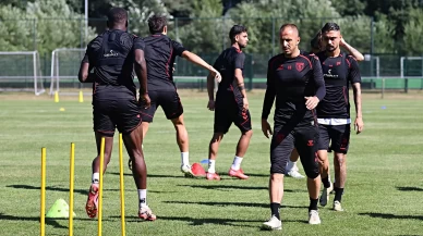 Samsunspor, Almere City maçı öncesi hazırlıklarını sürdürdü