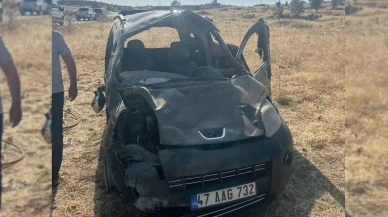 Mardin’de ticari araç takla attı: 4 yaralı