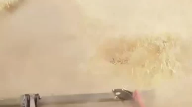 Burdur'da çıkan arazi yangını köylülerin imece usulü çalışmasıyla söndürüldü