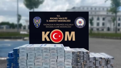 TEM Otoyolu'nda bir tırda 350 paket gümrük kaçağı sigara ele geçirildi