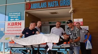 Elektrik direğinde çalışma yaparken akıma kapıldı