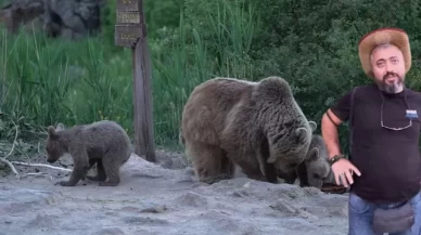Tatvan’da bozayılar belgesel ekibine zor anlar yaşattı