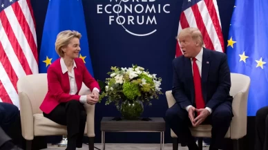 Trump, AB Komisyonu Başkanı Leyen ile İskoçya'da bir araya geldi