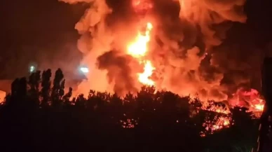 Çekmeköy’de fabrika yangını