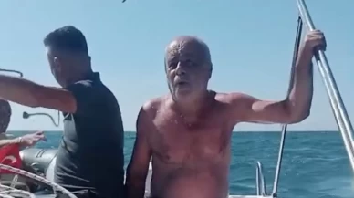 Denizde boğulma tehlikesi geçiren şahsı vatandaşlar kurtardı