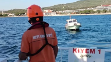 Sürüklenen tekne kurtarıldı
