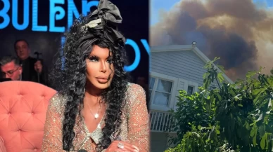 Antalya'daki orman yangınlarınad Bülent Ersoy'un evi de yandı