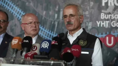 Ulaştırma ve Altyapı Bakanı Abdulkadir Uraloğlu Bursa'da incelemede bulundu