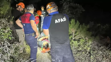 Karabük'te kayalıktan düşen kişi yaralandı
