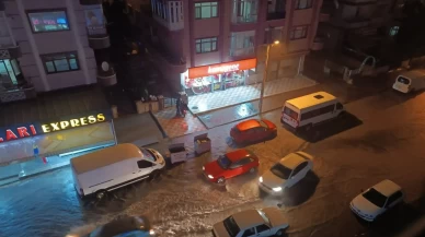 Ankara’da sağanak yağışlar sele neden oldu