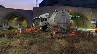 Gümüşhane’de tünelde trafik kazası: 1 yaralı