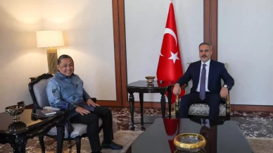 Dışişleri Bakanı Fidan, Endonezya Dışişleri Bakan Yardımcısı Matta’yı kabul etti