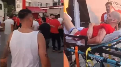 Samsunspor taraftarlarının mola verdiği restoranda silahlı kavga