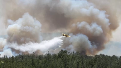 Çanakkale'de alevler yeniden yükseldi