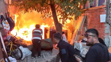 Çorum'da çıkan yangında 4'ü metruk 5 ev zarar gördü