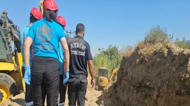 Tarlaya su hattı için kazı yaparken göçük altında kalıp, öldü