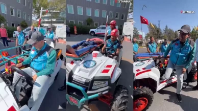Bakan Memişoğlu, ATV ambulansı test etti