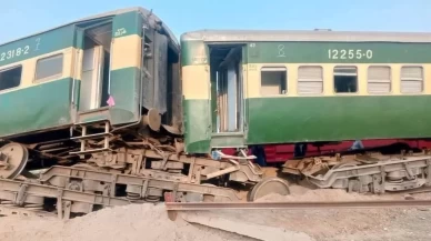 Dünya bu kazayı konuşuyor! Pakistan'da tren raydan çıktı! Ölü ve yaralılar var!