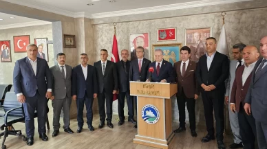 MHP heyeti, İspir'de heyelan bölgesinde