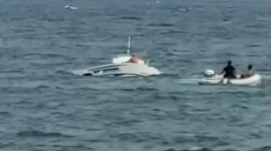 Tekneleri alabora olan 6 kişi kurtarıldı