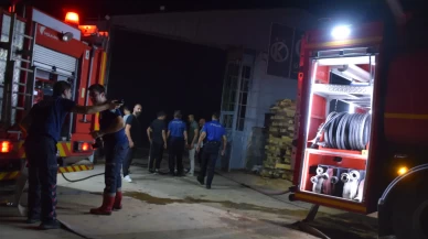Manisa'da kereste fabrikasında çıkan yangın kontrol altına alındı