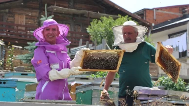 Dünyaca ünlü Anzer balında referans kovanlarında sağım gerçekleşti