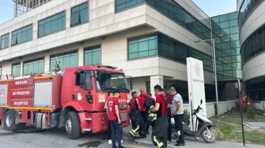 Hastanenin bodrum katından yükselen dumanlar ekipleri alarma geçirdi