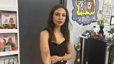 Köpek besledi dehşeti yaşadı!