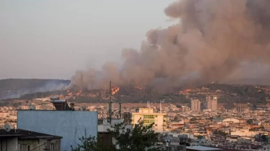İzmir Buca'da orman yangını