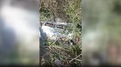 Sivas'ta işçi minibüsü uçurumdan yuvarlandı