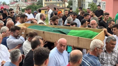 Boşanma aşamasındaki eşi tarafından öldürülen Sinem Topaloğlu son yolculuğuna uğurlandı